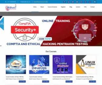 Midhunit.com(Best IT & Software Training Institute) Screenshot