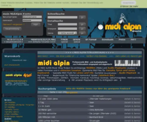Midi-Alpin.com(Midi Alpin) Screenshot