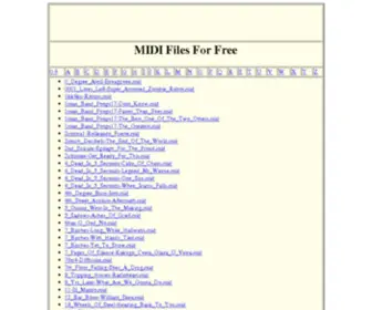 Midi-Files-For-Free.biz(MIDI FILES FOR FREE) Screenshot