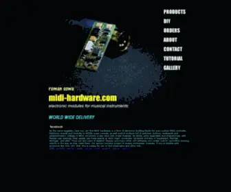 Midi-Hardware.com(Midi hardware) Screenshot