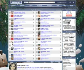Midi-PRO.net(Bandes sonores internationales) Screenshot