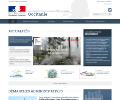 Midi-Pyrenees.gouv.fr(Accueil) Screenshot