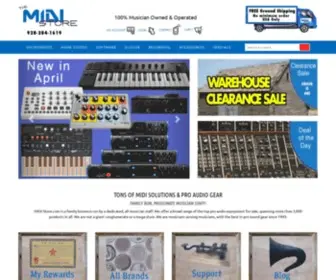 Midi-Store.com(The Midi Store) Screenshot