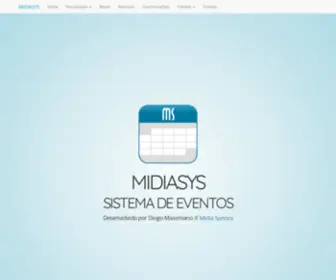 Midiasonora.com(Sistema de Eventos // Midia Sonora) Screenshot