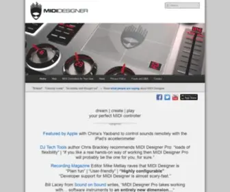 Mididesigner.com(Your perfect MIDI controller (for iOS)) Screenshot