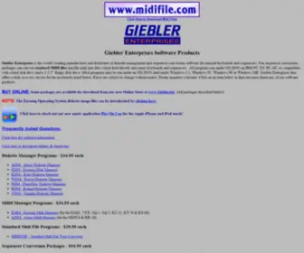 Midifile.com(Giebler Enterprises) Screenshot