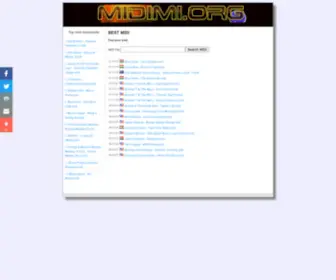 Midimi.org(Midfile) Screenshot
