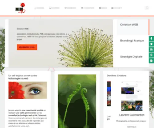 Midimoinsdix.com(Consultante en gestion de projet et création web) Screenshot