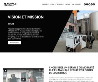 Midipile.eu(Midipile Mobility : solution de mobilité bas carbone pour logistique urbaine) Screenshot