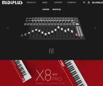 Midiplus.com(HOME丨MIDIPLUS) Screenshot
