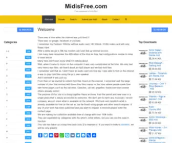 Midisfree.com(MidisFree) Screenshot