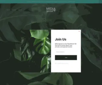 Midisprout.com(Data Garden) Screenshot