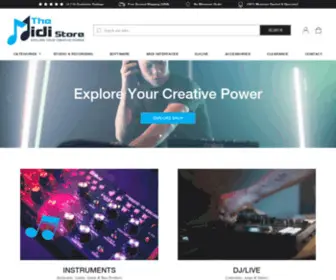 Midistore.com(The Midi Store) Screenshot