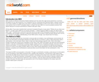 Midiworld.com(MIDI files) Screenshot