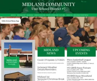 Midland-7.net(The mission of the Midland School District) Screenshot