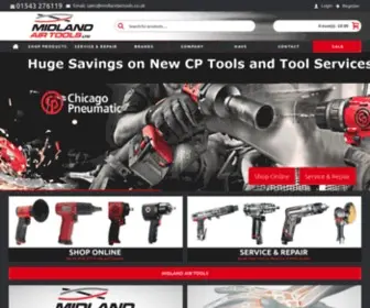 Midlandairtools.co.uk(UK's Premier Air Tools Sales) Screenshot
