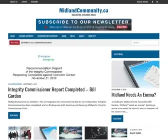 Midlandcommunity.ca(Midland Community) Screenshot