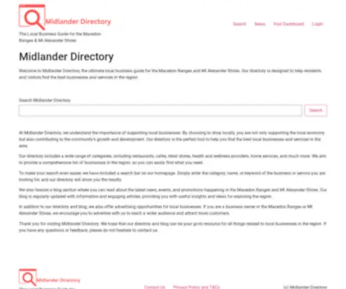 Midlanddirectory.com.au(Midland Directory) Screenshot