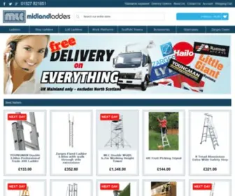 Midlandladders.com(Midland Ladder Company Limited) Screenshot
