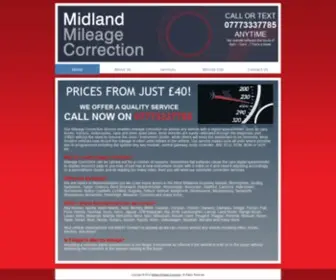 Midlandmileagecorrection.co.uk(Mileage Correction in the West Midlands inc) Screenshot