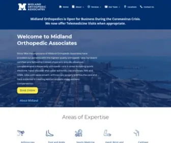 Midlandortho.com(Midland Orthopedic Associates) Screenshot