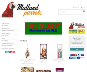 Midlandparrots.com(Cages) Screenshot