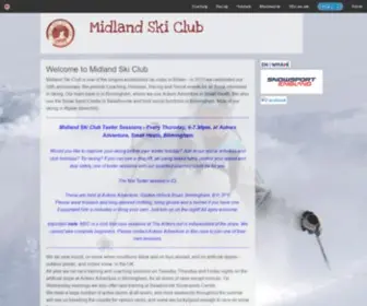 Midlandski.uk(Midland ski club) Screenshot