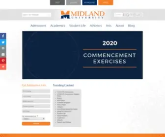Midlandu.edu(Midland University) Screenshot