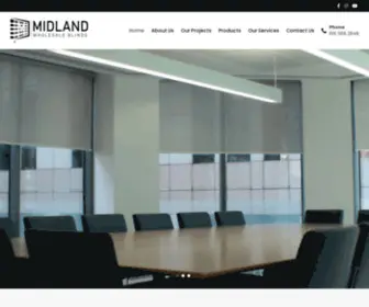 Midlandwholesaleblinds.com(Midland Wholesale Blinds) Screenshot