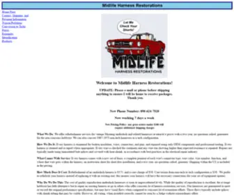 Midlifeharness.com(Midlife Harness Restorations) Screenshot