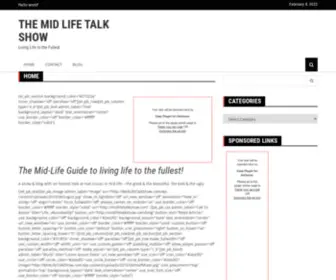 Midlifetalkshow.com(Living Life to the Fullest) Screenshot