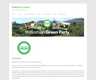 Midlothiangreens.org.uk(Midlothian Greens) Screenshot