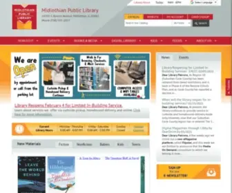 Midlothianlibrary.org(Midlothian Public Library) Screenshot