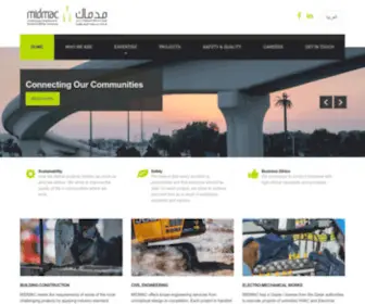 Midmac.net(Midmac Contracting Company W.L.L) Screenshot