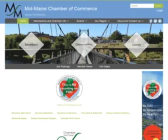 Midmainechamber.com(Making The Difference) Screenshot