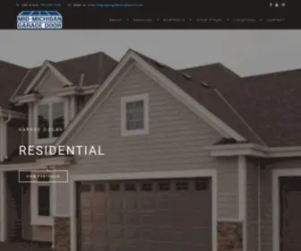 Midmichigangaragedoor.com(Mid-Michigan Garage Door) Screenshot