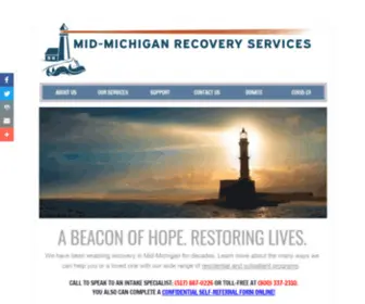 Midmichiganrecoveryservices.org(Mid-Michigan Recovery Services Inc) Screenshot