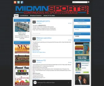 Midminnesotasports.com(Continuous High School Sports Coverage) Screenshot