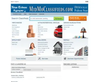 Midmoclassifieds.com(News Tribune) Screenshot