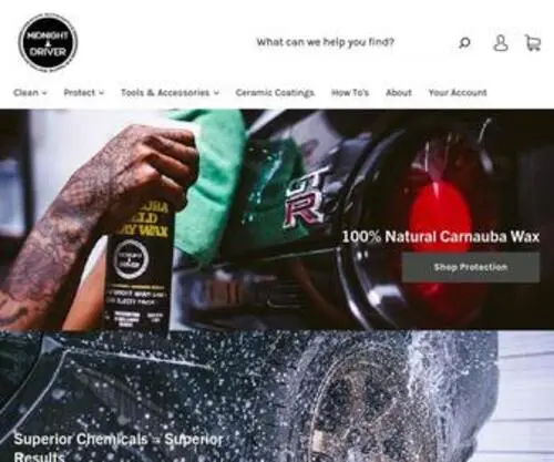 Midnightdriver.co(Soaps Ceramics Brushes Towels) Screenshot