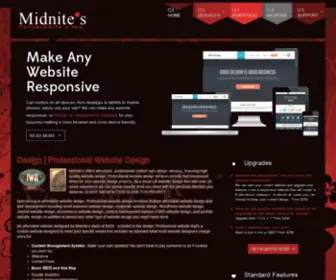 Midnites.com(Affordable, Creative, Professional Website and Graphic Design) Screenshot