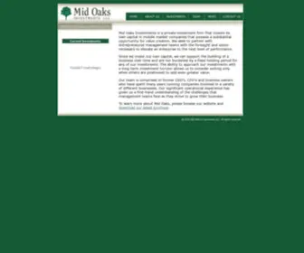 Midoaks.com(Mid Oaks Investments LLC) Screenshot