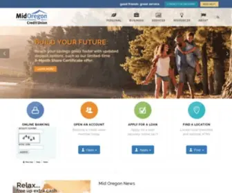 Midoregon.com(Mid Oregon Credit Union) Screenshot