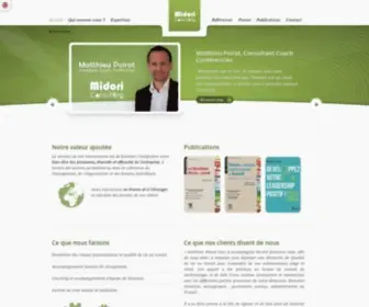 Midori-Consulting.com(Nous aidons les entreprises et les individus à intégrer bien) Screenshot