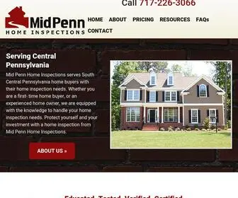 Midpennhomeinspections.com(Mid Penn Home Inspections Central PA Harrisburg Carlisle Chambersburg) Screenshot