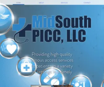 Midpicc.com(Midsouth PICCs Home) Screenshot