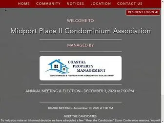 Midportplaceiicondominiums.com(Midport Place II Condominiums) Screenshot