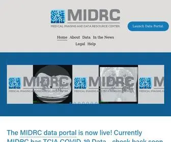 Midrc.org(Medical Imaging Data and Resource Center (MIDRC)) Screenshot