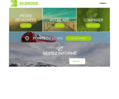 Midrone.com(Accueil 2) Screenshot