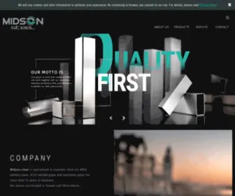 Midson-Steel.com(Ltd.(MIDSON STEEL)) Screenshot